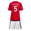 Manchester United Harry Maguire #5 Hjemmedraktsett Barn 2023-24 Kortermet (+ korte bukser)